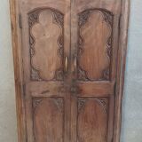Anciennes portes de placard, bibliothèque murale en hêtre (2)
