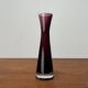 German mid-century diabolo glass vase from the 1960s.