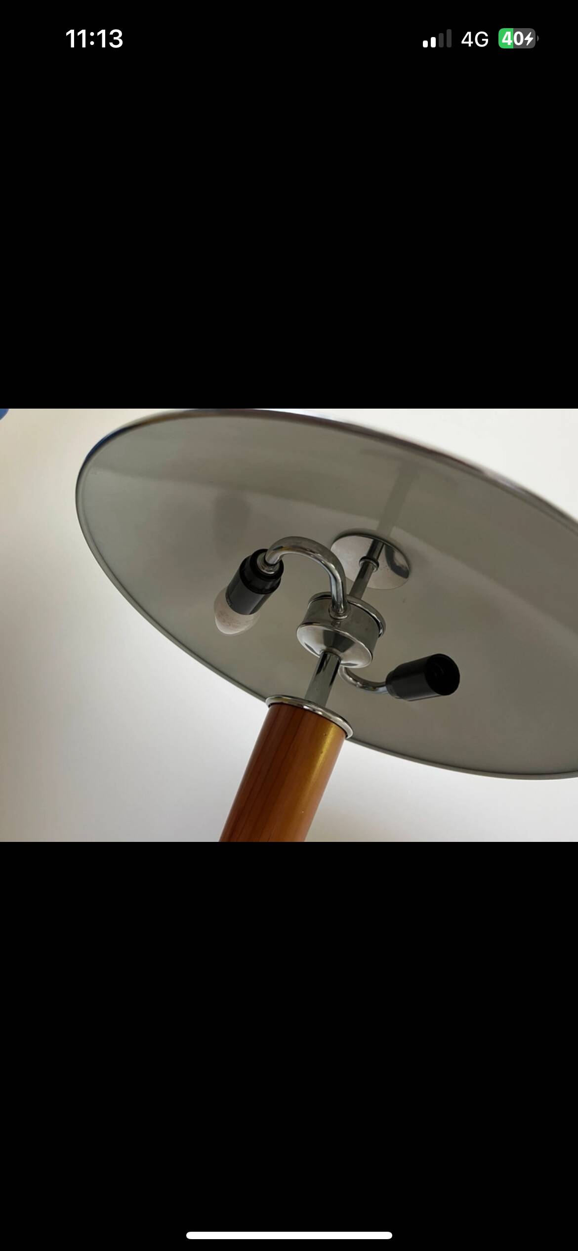 Lampe champignon paquebot vintage