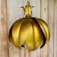 Vintage gold metal flower pendant