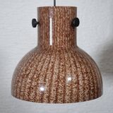 Peill and Putzler Design Glass Hanging Ceiling Lamp 1970s