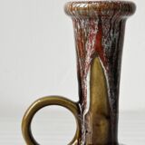 Very colorful ceramic soliflore vase