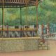 Bernard Vercruyce: The Park Kiosk, original signed lithograph
