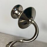 Five-light silver-plated candlestick