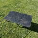 Antique black metal folding table – good quality