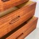 MidCentury Danish modern teak chest of drawers by Ejvind A. Johansson