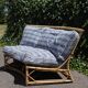 Vintage rattan sofa by Audoux Minet