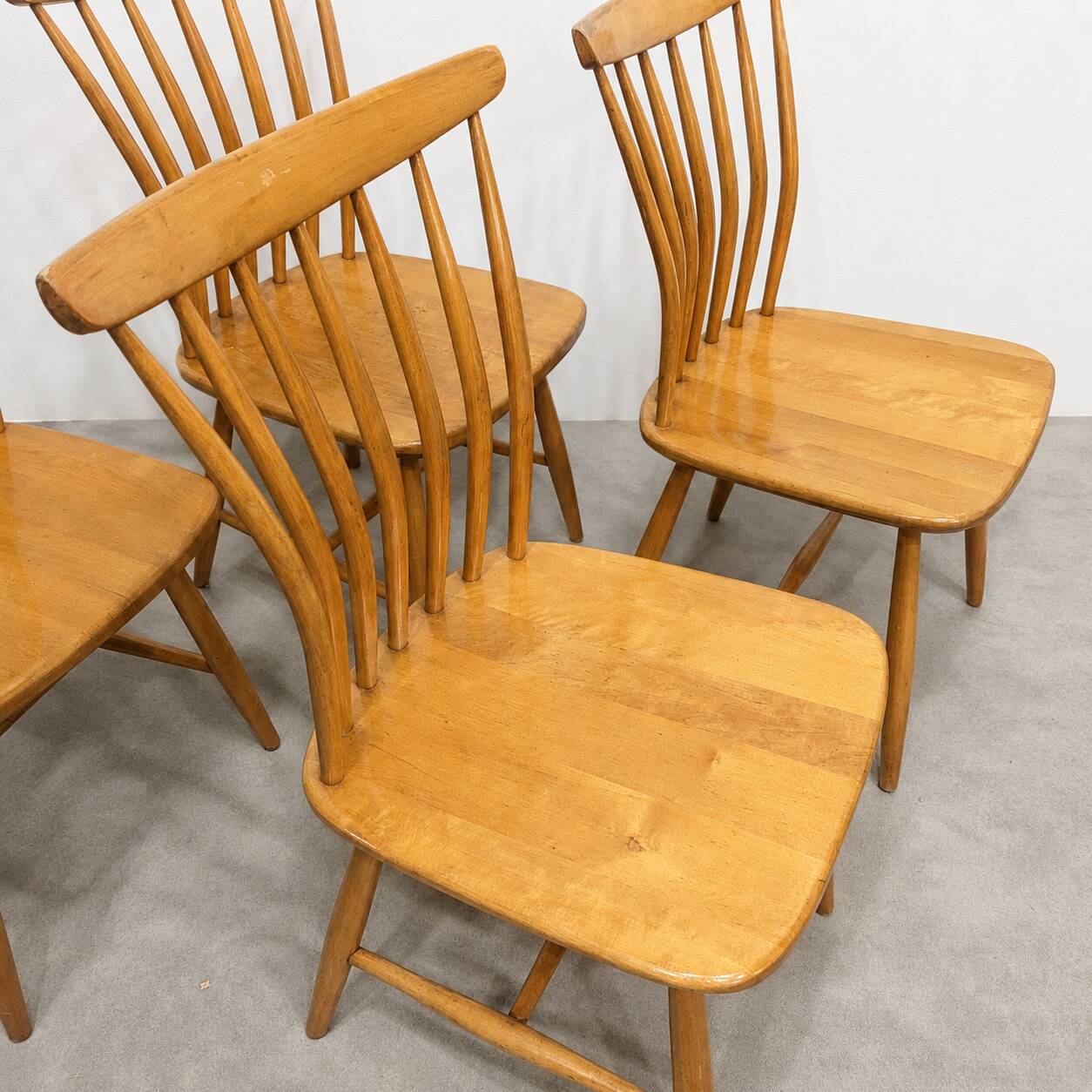 Ensemble de quatre chaises suédoises Akerblom #570 par Gunnar Eklöf