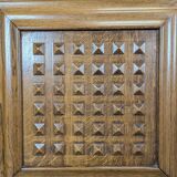 Brutalist sideboard in the spirit of Dudouyt.