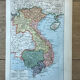 Carte de l'Indo-Chine - 20x29cm