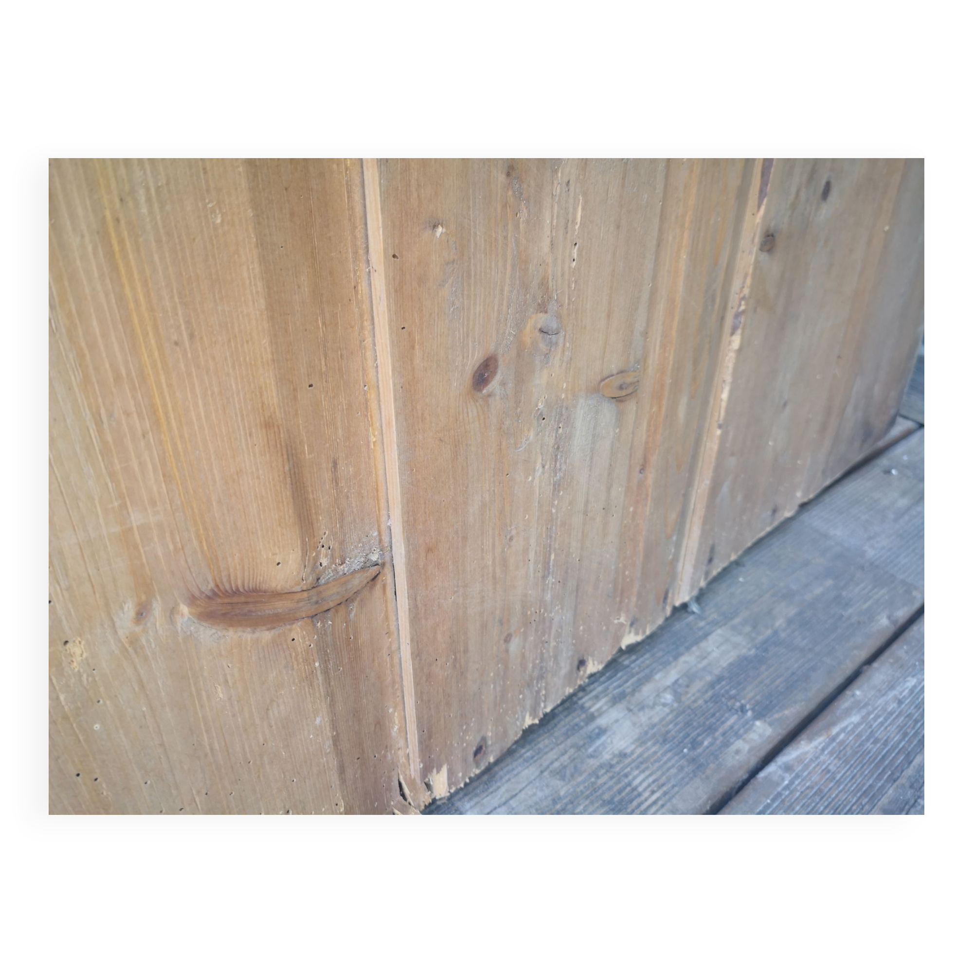 Coat rack cloakroom, Vintage wooden wardrobe