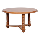 Table basse en bois dans le goût de Charles Dudouyt, 1940