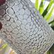 Small cylindrical glass bubble pendant light