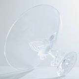 Large Lalique Plumeria crystal bowl circa 1980