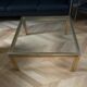 Square coffee table pierre vandel paris