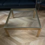 Square coffee table pierre vandel paris