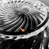 Empty crystal pocket Baccarat