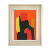 Abstract painting modernist constructivism by Weytsman