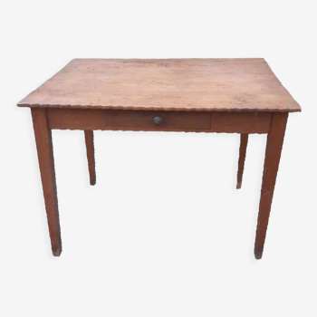 Old wooden table desk