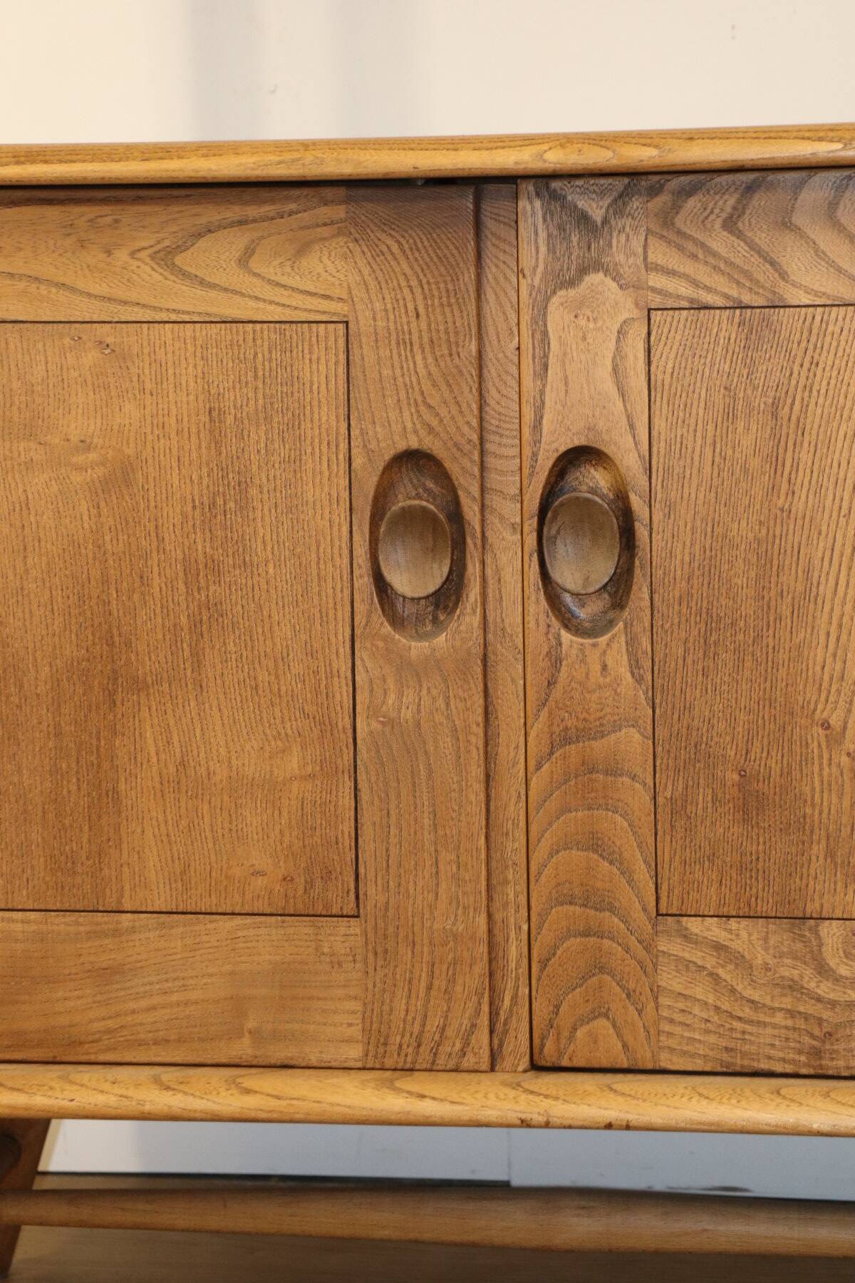 Vintage Ercol wooden bookcase, 1960