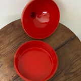 Vintage design 60s small round orange box