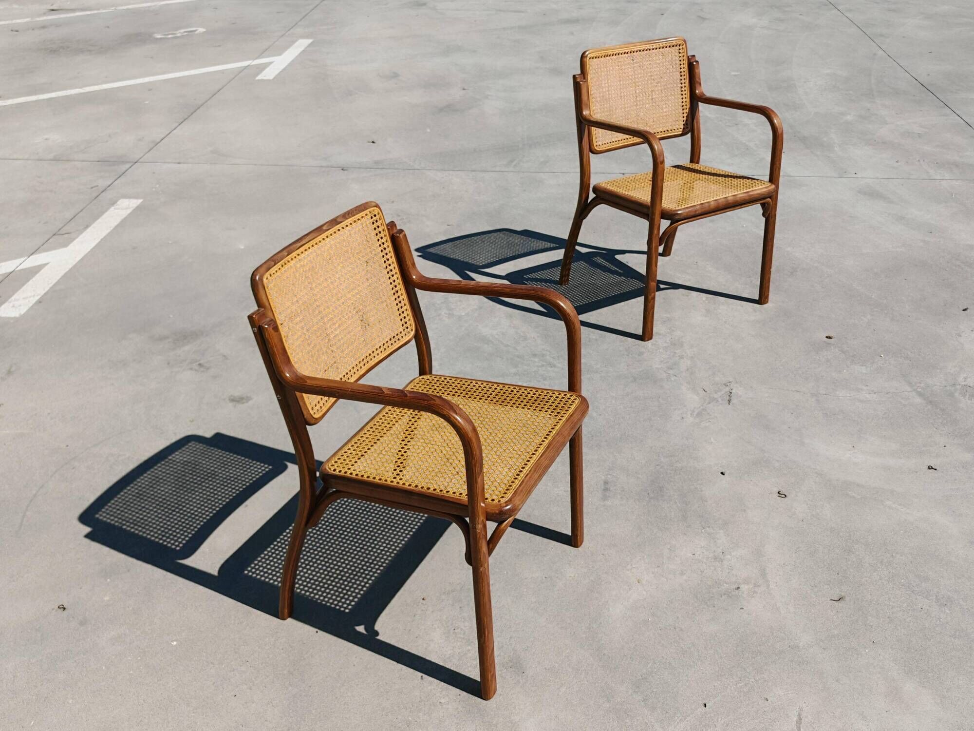 Set of 6 dining chairs by Mirjana Maracic for Mundus, 1970s.