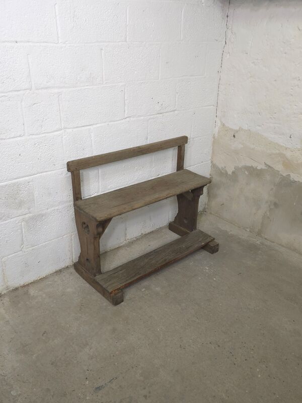 Banc d'école ancien début 20ème