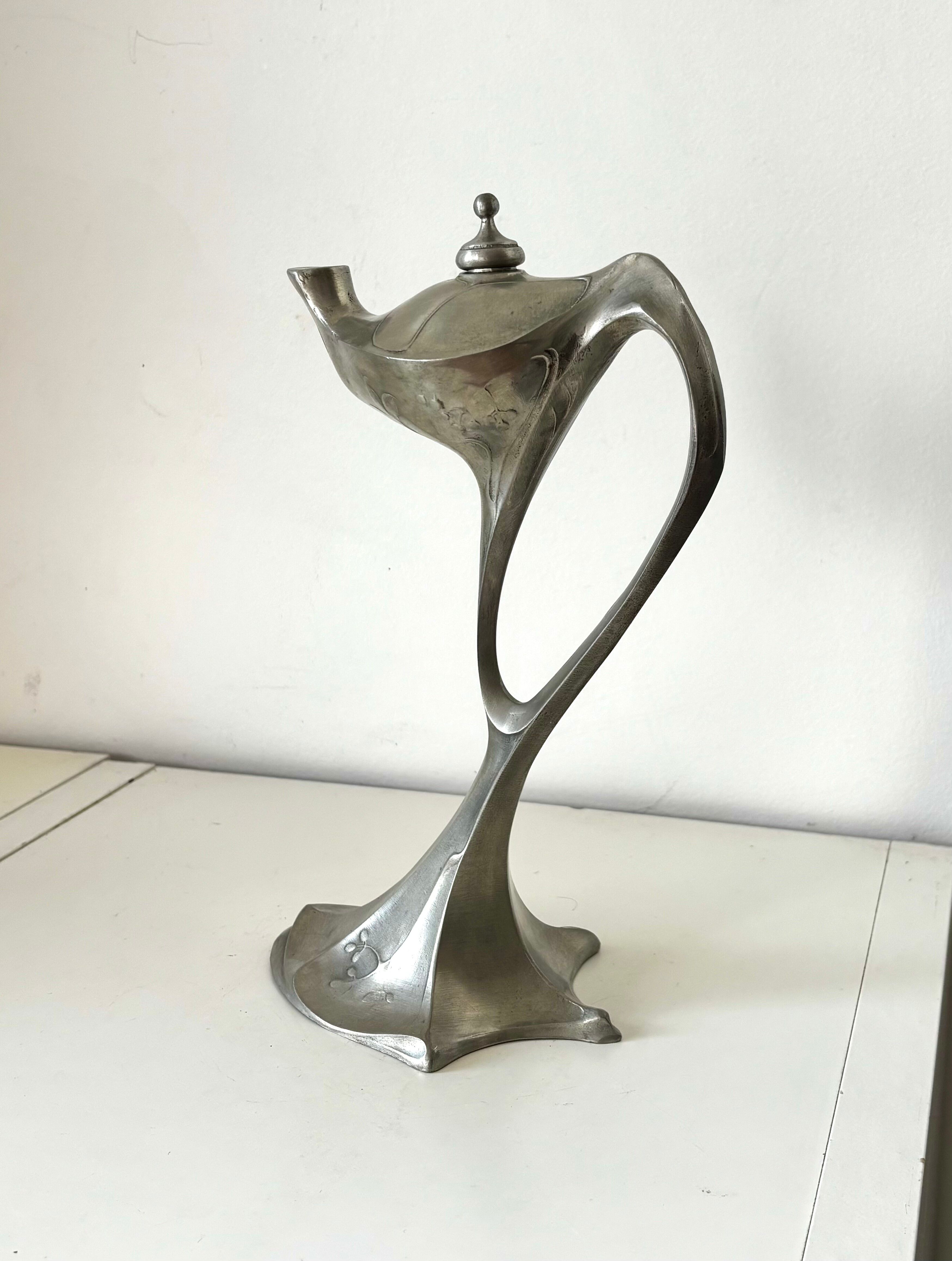 Lampe à huile Art Nouveau