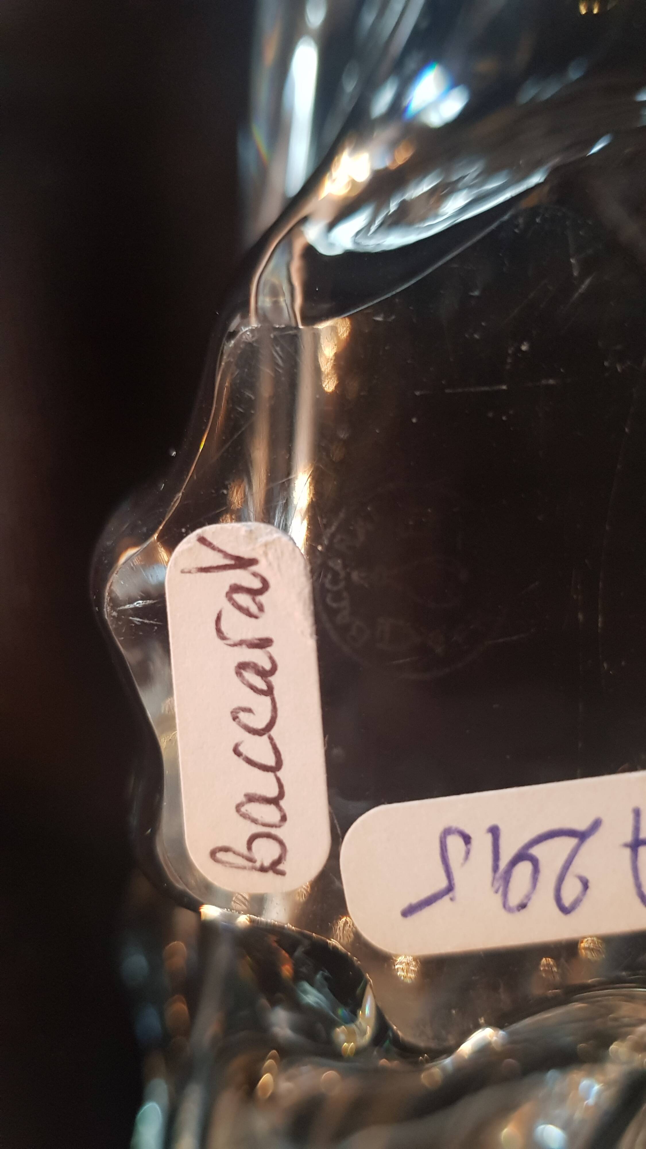 Baccarat crystal ashtray catchall Model Avila