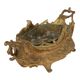 Rococo-style gold-colored jardinière/flower planter, early 20th century.