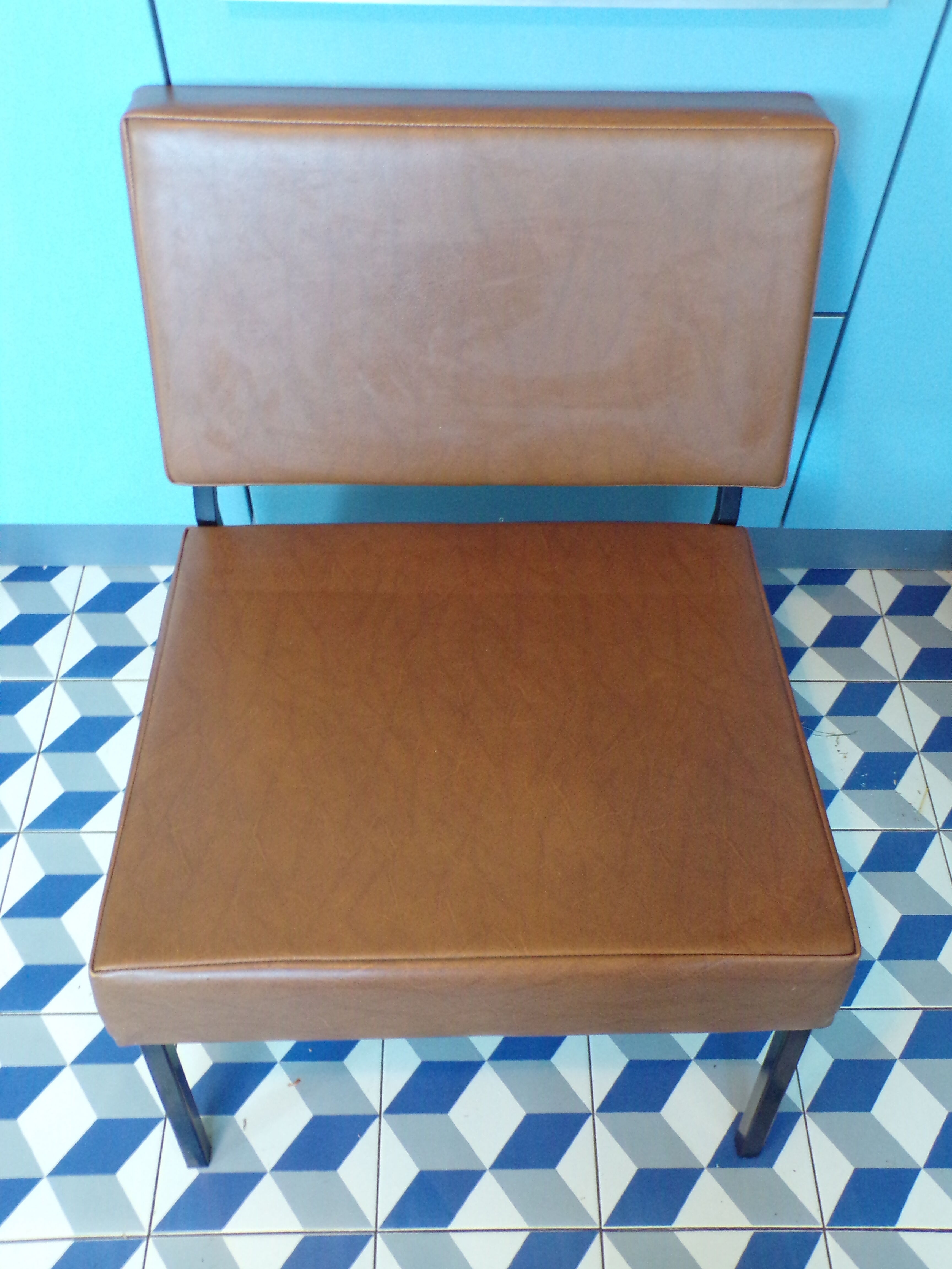 Vintage skai armchair