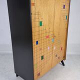 Vintage Wood Wardrobe, 1960s
