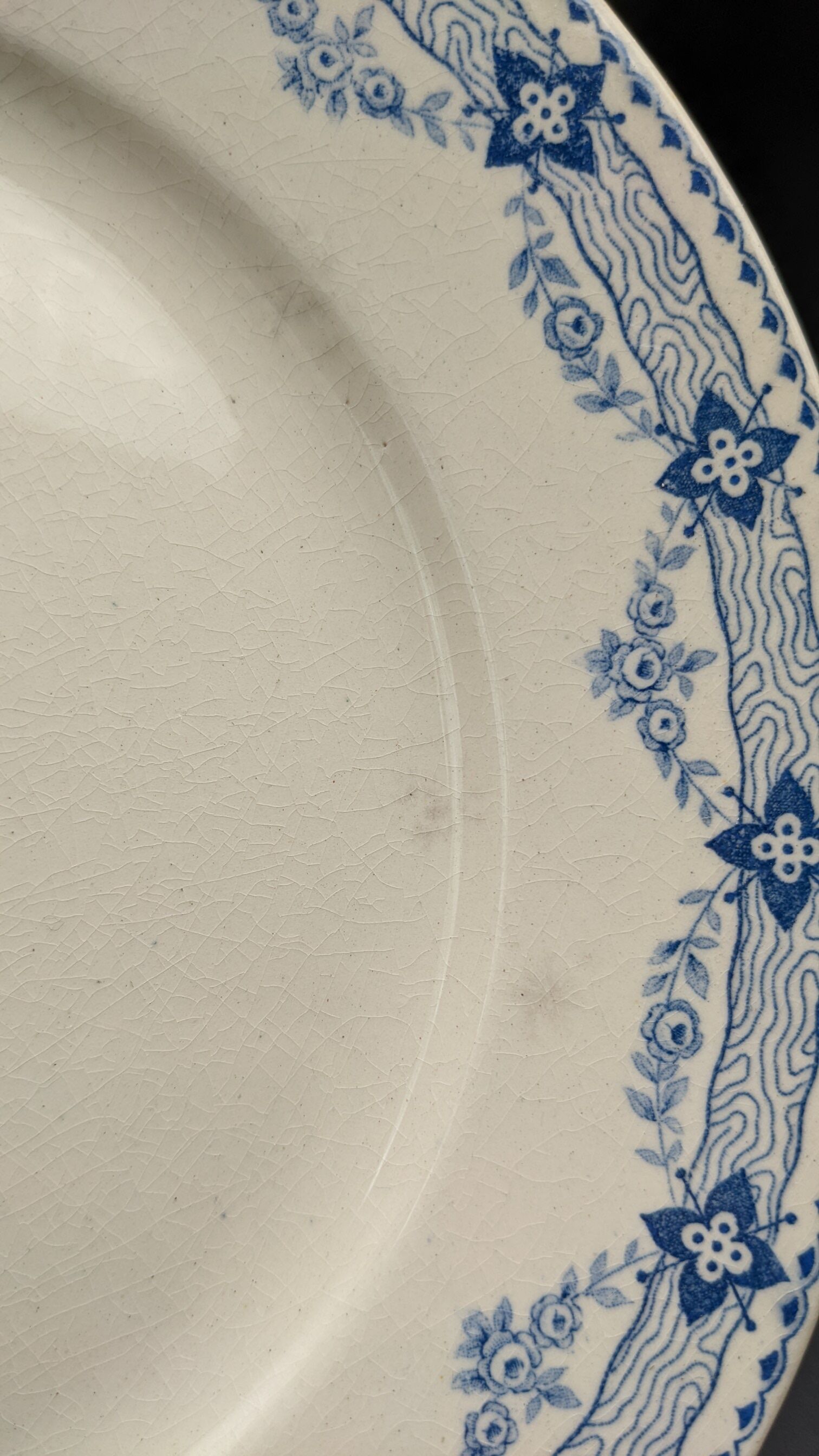 Lot 2 old flat plates boulenger choisy le roi lavoisier