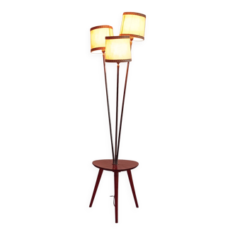 Très beau lampadaire-table tripode 50’s/60’S