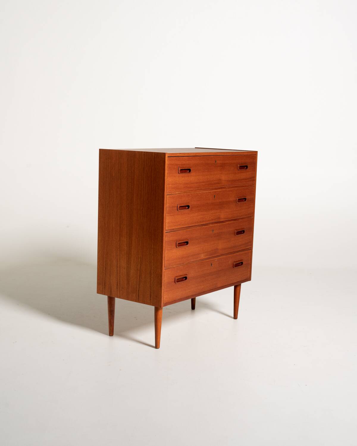 Teak Chest of Drawers, Scandinavia, 1960s