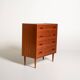 Teak Chest of Drawers, Scandinavia, 1960s