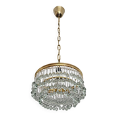 Small Hollywood Regency chandelier with miniature drops, Austria 1940.
