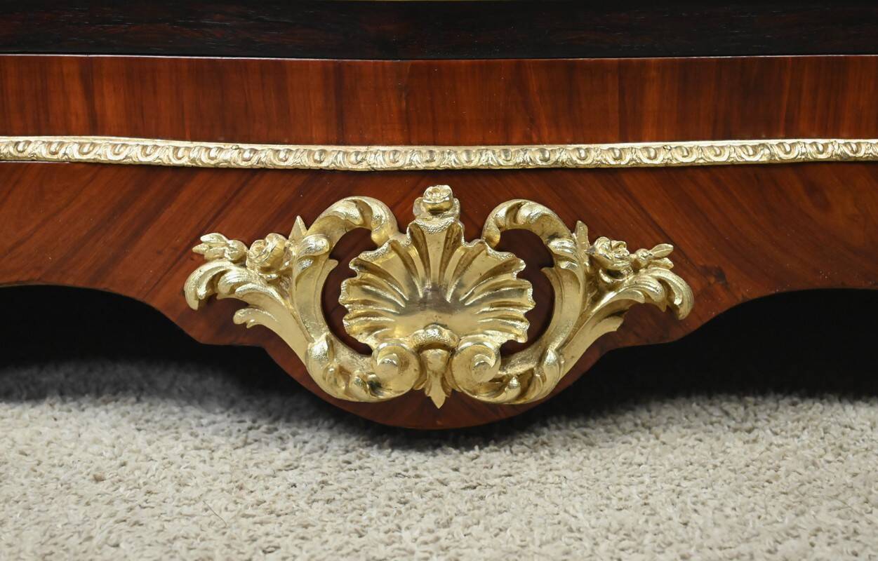 Secretary in precious wood marquetry, Napoleonic III period – Mid 19th century