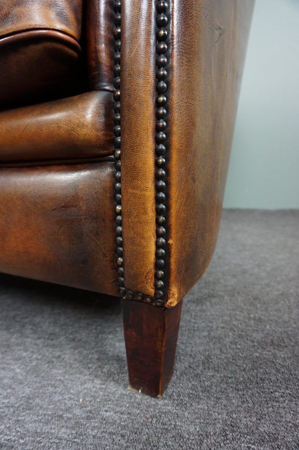 Club armchair in sheepskin