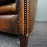 Club armchair in sheepskin