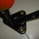Vintage coat rack - double balls with wooden balls