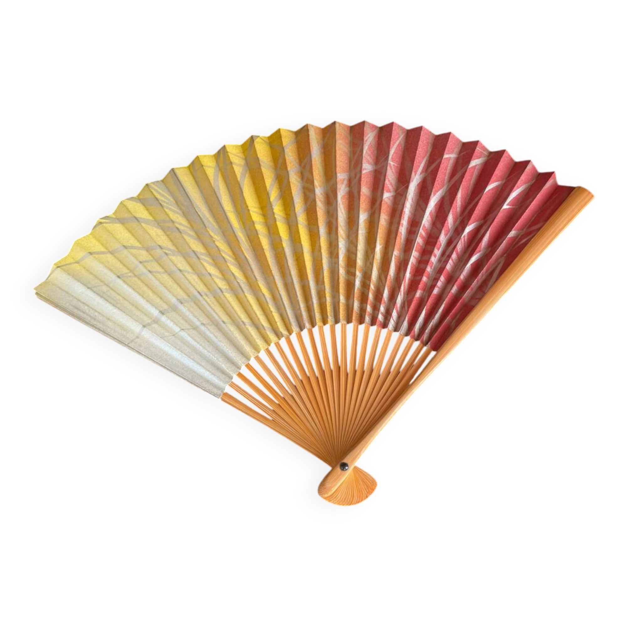 Antique Japanese folding fan