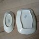 2 antique ironstone dishes