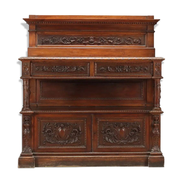 Buffet ancien en noyer de style néo-Renaissance, XIXe siècle