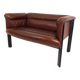 Poltrona Frau Interlude leather bench 2 seater by Marco Zanuso