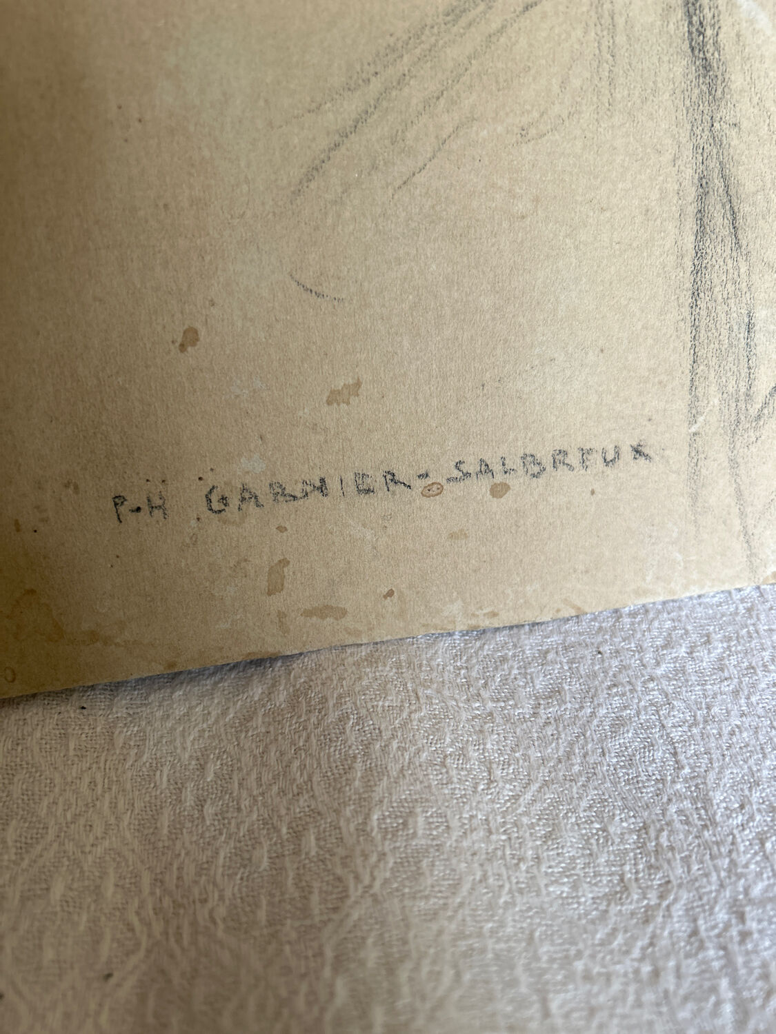 Drawing carried Garnier-Salbreux