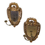 Pair of 18th-century Italian Louis XV style wall lights