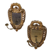 Pair of 18th-century Italian Louis XV style wall lights