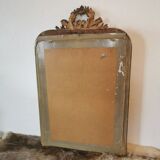 Miroir feuille d'or ancien 108 x 68 cm