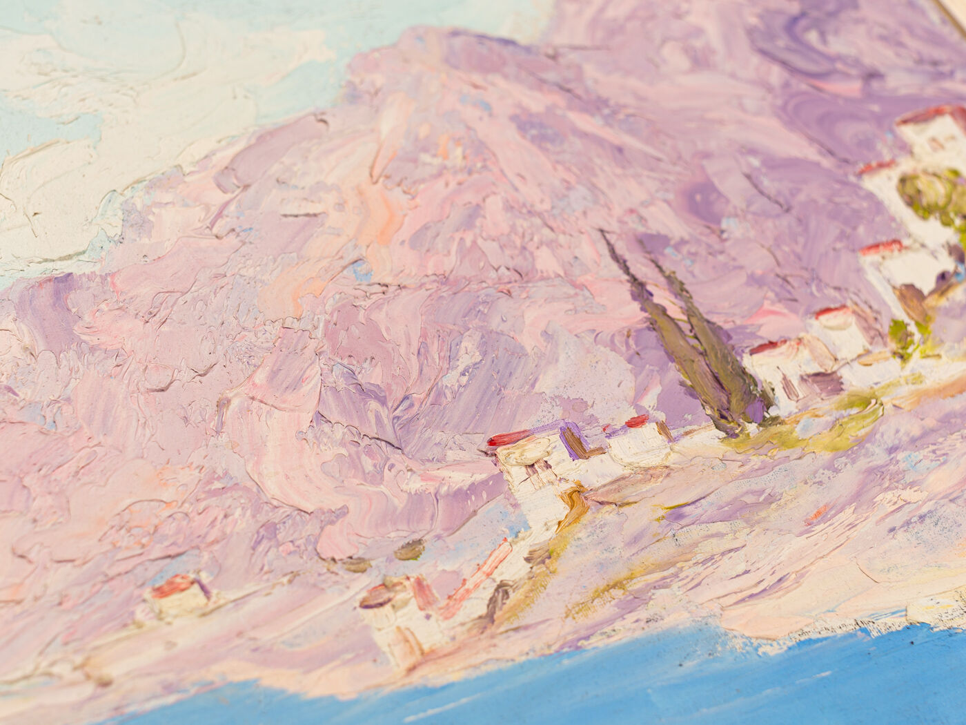 Sea bay, oil on canvas, 78 x 58 cm